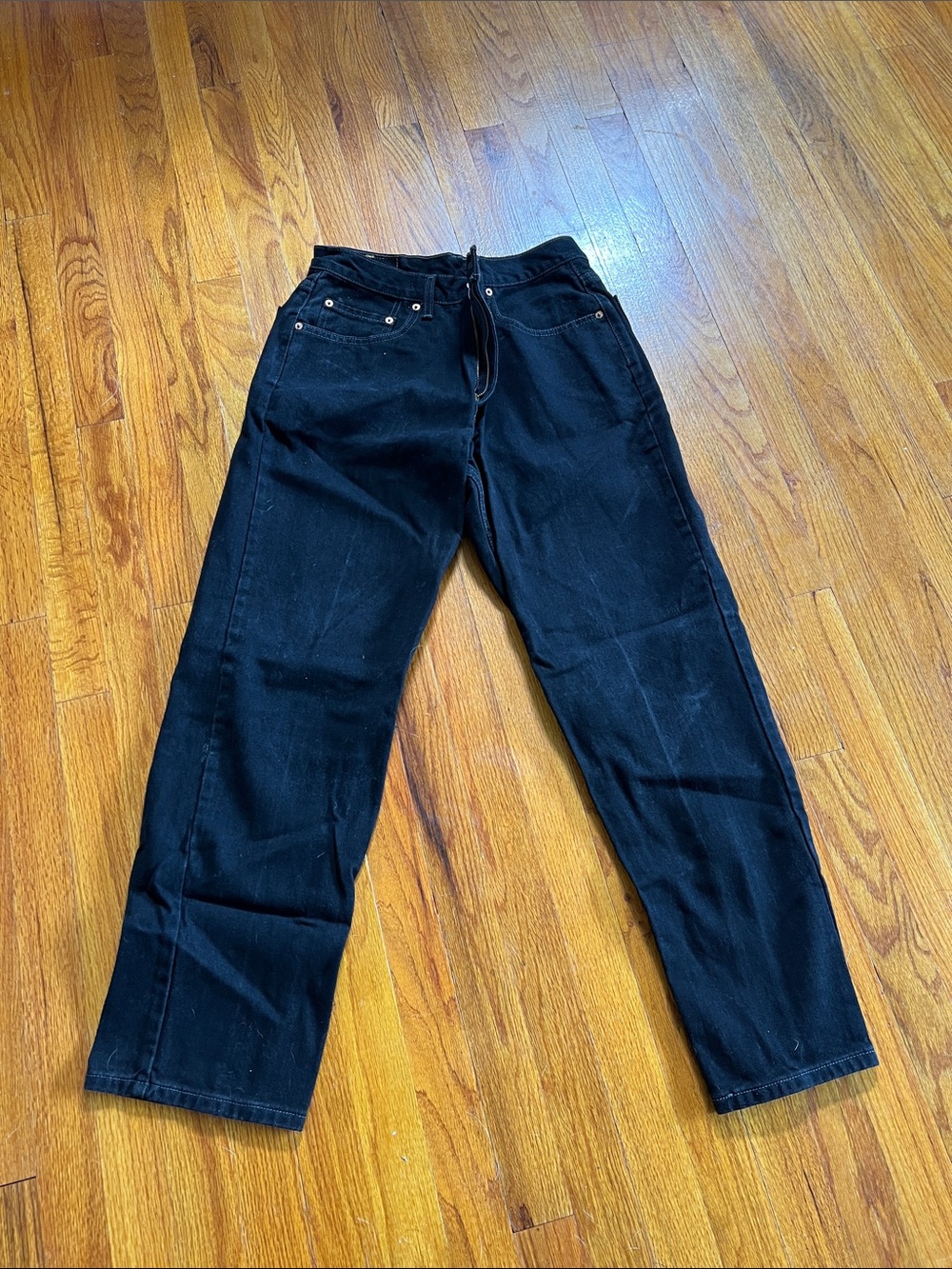Levi's 550 Relaxed Fit Black Denim Jeans